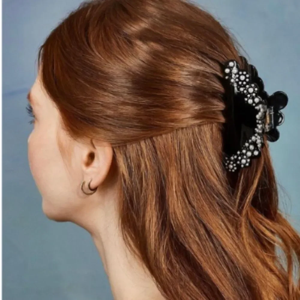 Baublebar Hair Clip Black Pearls
